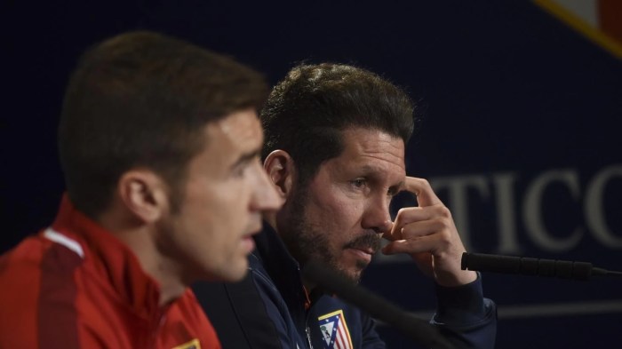 Atlético coach Simeone eyes exclusive club | UEFA Champions League 2015 ... Simeone urges calm as Atletico searches for win